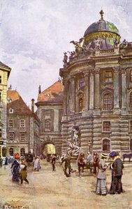 ミヒャエル広場、ウィーン 作： Unbekannter Künstler