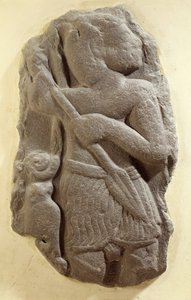 モアブの嵐の神、シーハン古代モアブの地、紀元前1100年頃（玄武岩 作： Unbekannt