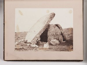 新石器時代のモニュメント、ウェールズ、1860年代頃 作： Unbekannt