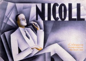 ニコル、メンズ・エレガンス・イン・グッド・センス、1930年頃（プリント） 作： Unbekannter Künstler