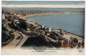 ノルマンディー、セーヌ＝マリタイム（76）、サント＝アドレ ス（Sainte Adresse）：ニース・ハヴリス（Nice-Havrais）のリゾート地の全景 - 1931年のポストカード 作： William M. Timlin