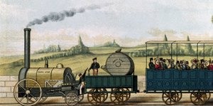 2等車を引く「ノーススター 作： Unbekannt