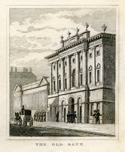 1835年以前のイングランド銀行の古い正面 作： Unbekannt