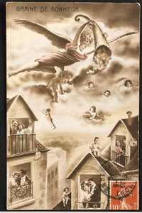 古い絵葉書/Seed of Happiness 作： William M. Timlin