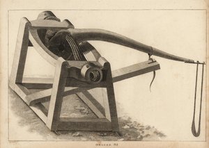 オナガ、石を投じるカタパルトの一種 作： Unbekannt