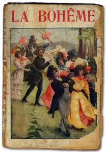 ジャコモ・プッチーニ作『ラ・ボエーム』のオペラ台本。1896年（印刷） 作： Unbekannter Künstler