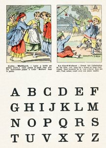 1ページ目 - 子供の遊び：コリン・メイヤール、空飛ぶ鹿 - アルファベット - 子供の娯楽 - Imagerie d