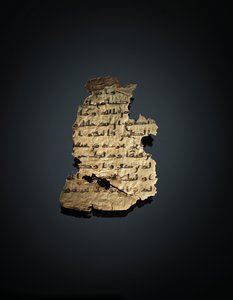 初期のコプト語聖書、おそらくエジプト、8世紀頃にコピーされた未記録のコーランのパリンプセストからのページ（ベラムにインク） 作： Unbekannt