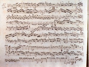 プレイエルの協奏交響曲の楽譜のページ