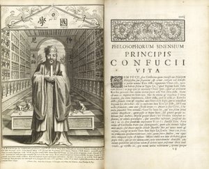 Confucius Sinarum Philosophus（孔子、中国人の哲学者）』のページです。 作： Unbekannt