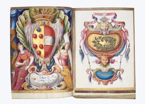 アルバムからのページフィリップ・ハインホーファーのアミコルム、1596-1633 作： Unbekannt
