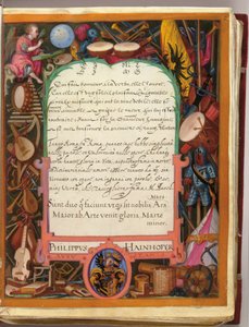 フィリップ・ハインホーファーのアルバムAmicorum、1596-1633のページ