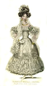 1830年のパリの花嫁衣装 作： Unbekannter Künstler