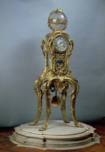 ジャック・カフィエリ（1678-1755）がフランスのルイ15世のために製作したパサメント天文時計 作： Unbekannt