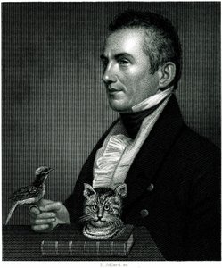 チャールズ・ウォータートン（1782～1865）の肖像画。