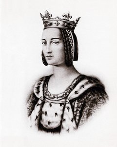 フランス王妃シャルロット・ド・サヴォア（1445-1483）の肖像、エングレーヴィング、sd. 作： Unbekannter Künstler