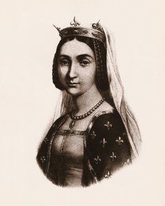 フランス王妃ジョアン（1464-1505）の肖像 エングレーヴィング 作： Unbekannter Künstler