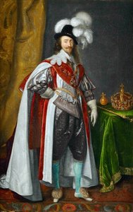 イギリスのチャールズ1世の肖像 作： Unbekannt