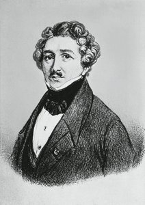 ルイ-ジャック-マンデ・ダゲール（1787-1851）のポートレート。
