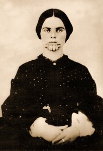オリーブ・オートマンの肖像、1857年頃（写真 作： Unbekannt