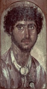 ギリシャ人の肖像（ファユム出土、ロマノ・エジプト時代