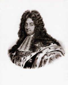 フランス王ルイ14世の肖像（1638-1715） 19世紀の版画 作： Unbekannter Künstler