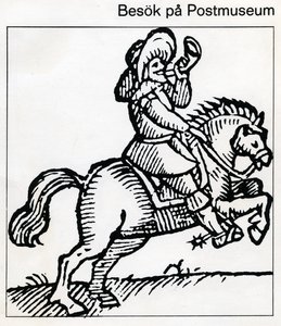 ポストライダー（木版画 作： Unbekannt