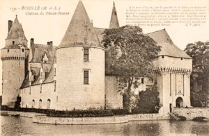 ポストカード/Chateau de Plessis Bourre/Ecuille/Maine et Loire/Pays de Loire/France 作： William M. Timlin