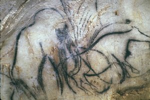 ペッシュ・メルルの先史時代の洞窟／マンモスの洞窟／25,000年／カブレレッツ／ロット／ミディ・ピレネー／フランス 作： Unbekannt