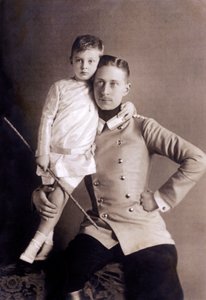 ホーエンツォレルン公ウィリアム王子（1882-1951）、別名皇太子、カイザー・ウィリアムIIの息子。 作： Unbekannter Künstler