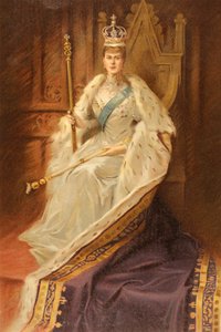 ジョージ5世の妃メアリー女王、戴冠式の年 作： Unbekannter Künstler
