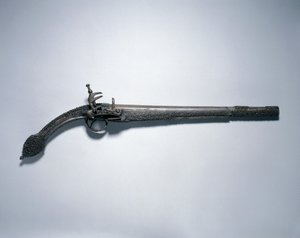 「ラットテール」ミクレットロックピストル、バルカン半島、1700年代後半〜1800年代初頭 作： Unbekannt