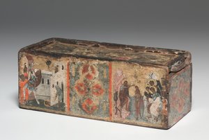 バプテストのジョンの生涯の場面が収められた聖骨箱、1300年代 作： Unbekannt