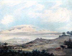 田園風景と雲の習作 ルーク・ハワード作 1808-1811年頃 作： Unbekannter Künstler