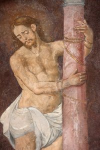 サン・ヘロニモの教会Tied Christ Madrid Spain 作： Unbekannt