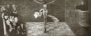 プロテスタント改革者マルティン・ルターの生涯の一場面 作： Unbekannter Künstler