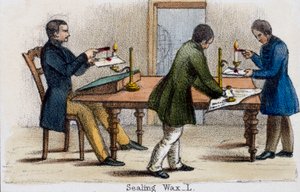 シーリング・ワックス」1845年頃 作： Unbekannt