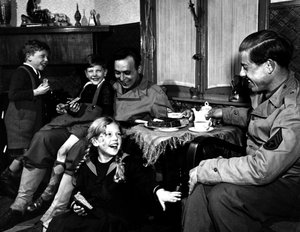 第二次世界大戦（1939-1945） - World War II（WWIIまたはWW2）。シャルルロワ（ベルギー）1月14日 作： Unbekannt
