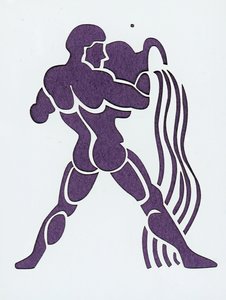 Horoskooppimerkki: Vesimies (Astrologinen merkki: vesimies) Yksityinen kokoelma 作： Unbekannter Künstler