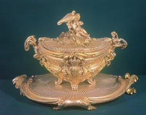 スープタン、ルイ15世、ロシアのエリザベス皇后（1709-62）のために作られたもの、パリ、F.T.ジェルマン作