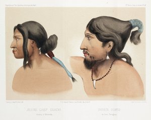 南米のインディアン（1843-1847年頃 作： Unbekannt