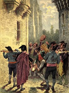 スペインのセレナーデ。The Peoples of the Earth」1890年所収のエングレーヴィング。 作： Unbekannter Künstler