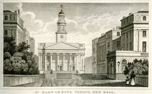 St Mary-le-bone Church, New Road 作： Unbekannt
