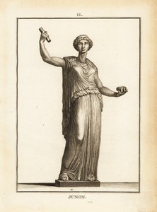 ローマの女神、神々の女王Junoの像 作： Unbekannt