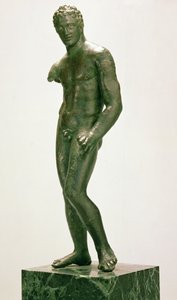 男性ボクサーの彫像 ギリシャ 前400～375年頃 （ブロンズ