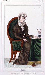 ジェニス伯爵夫人ステファニー・デュクレ・ド・サン・トーバン 1810年頃（エングレーヴィング）