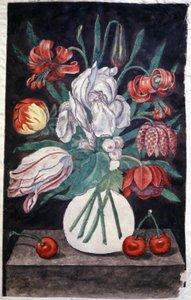 静物、1920年頃（水彩画） 作： Unbekannter Künstler