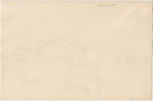 タムワース城：鉛筆画、nd [19セント] 作： Unbekannt