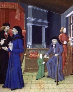 人間の4つの年齢：幼年期、成人期、壮年期、老年期 作： Unbekannter Künstler