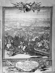 ラミリーズの戦い」1780年頃（彫刻作品 作： Unbekannt